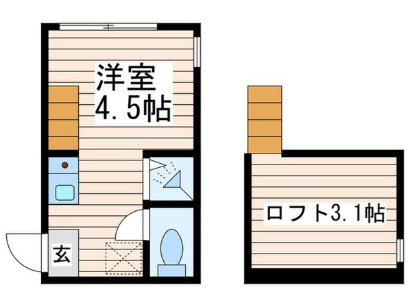 ハーモニーテラス東長崎の物件間取画像